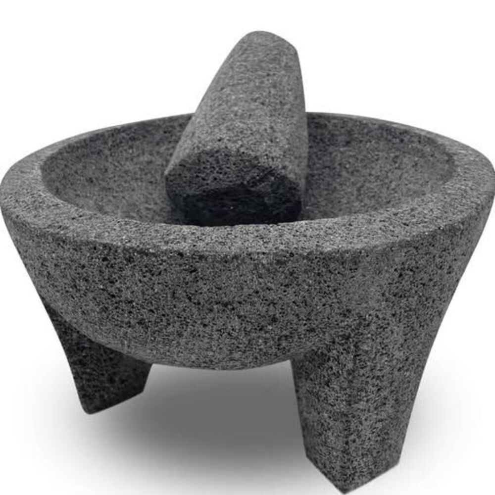 Volcanic rock brand new molcajete bowl mortar and pestle